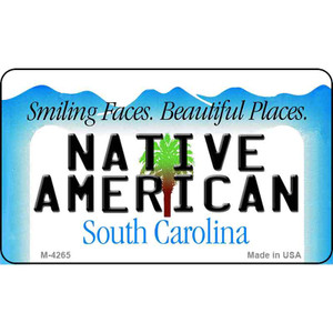 Native American South Carolina State License Plate Wholesale Magnet M-4265