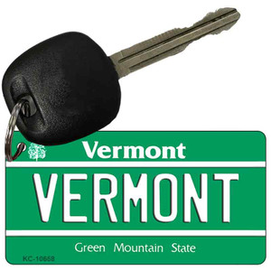 Vermont License Plate Novelty Wholesale Key Chain