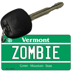 Zombie Vermont License Plate Novelty Wholesale Key Chain