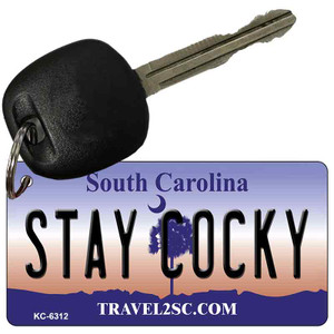 Stay Cocky South Carolina License Plate Wholesale Key Chain