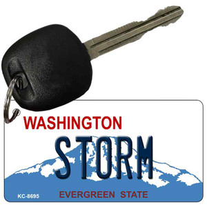 Storm Washington State License Plate Wholesale Key Chain
