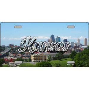 Kansas Downtown Skyline Wholesale State License Plate