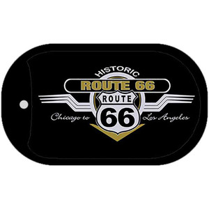 RT 66 Wing Novelty Wholesale Dog Tag Necklace