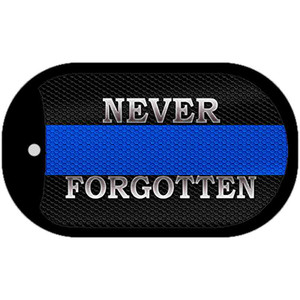 Never Forgotten Police Novelty Wholesale Dog Tag Necklace