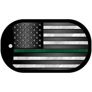 AM Flag Green Novelty Wholesale Dog Tag Necklace