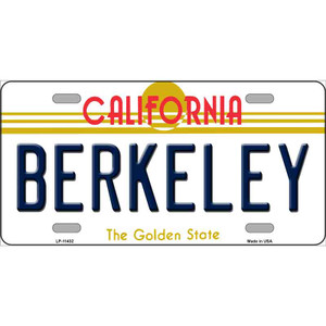 Berkeley California Novelty Wholesale License Plate