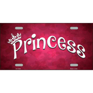 Princess Wholesale Novelty License Plate