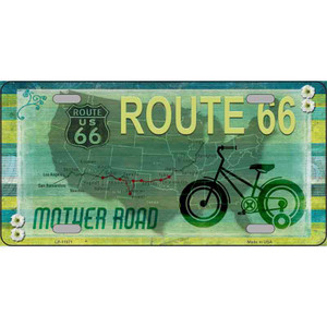 Route 66 Mother Road Wholesale Novelty License Plate