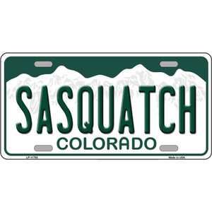 Sasquatch Colorado Wholesale Novelty License Plate