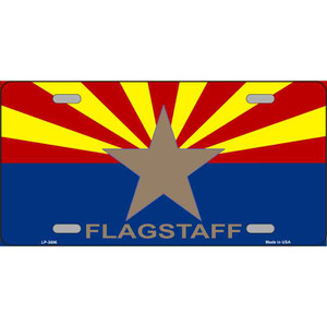 Flagstaff Arizona State Flag Wholesale Metal Novelty License Plate