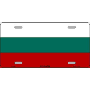 Bulgaria Flag Wholesale Metal Novelty License Plate