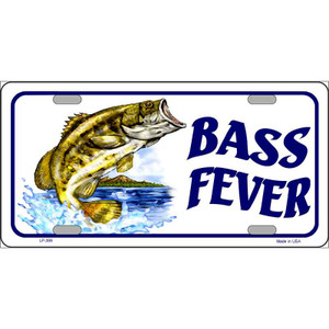 Bass Fever Wholesale Metal Novelty License Plate