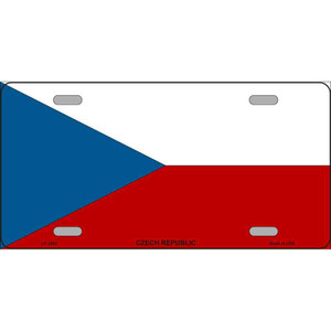 Czech Republic Flag Wholesale Metal Novelty License Plate