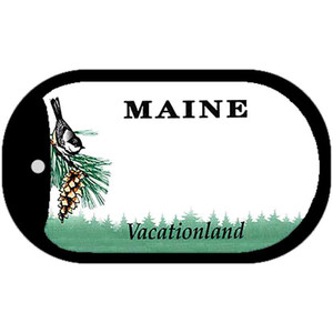 Maine Blank Wholesale Dog Tag Necklace