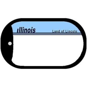 Illinois Blank Wholesale Dog Tag Necklace DT-2511