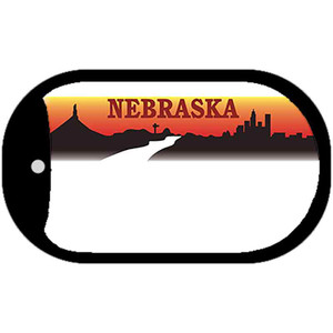 Nebraska Blank Wholesale Dog Tag Necklace DT-4610