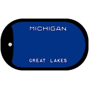 Michigan Great Lakes Plate Blank Wholesale Dog Tag Necklace