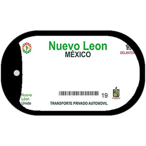 Nuevo Leon Blank Wholesale Dog Tag Necklace