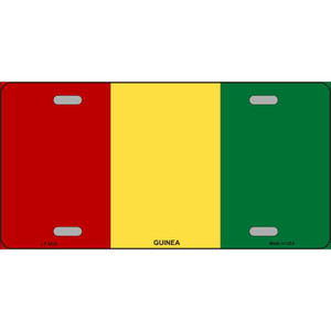 Guinea Flag Wholesale Metal Novelty License Plate