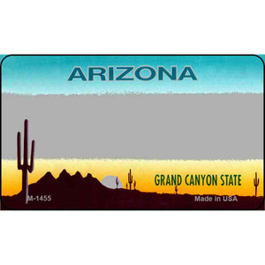 Arizona Grey Blank Background Wholesale Aluminum Magnet M-1455