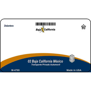 Baja California Blank Background Wholesale Aluminum Magnet M-4799