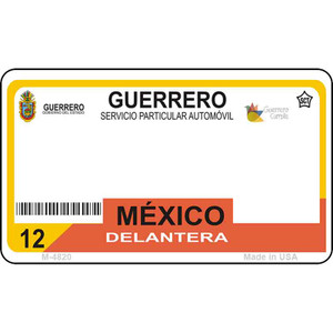 Guerrero Blank Background Wholesale Aluminum Magnet M-4820