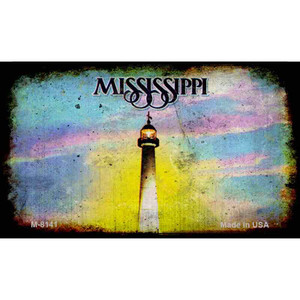 Mississippi Rusty Blank Background Wholesale Aluminum Magnet M-8141