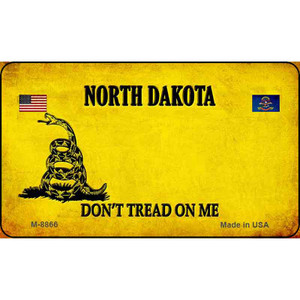 North Dakota Do Not Tread Wholesale Aluminum Magnet M-8866