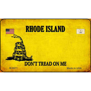 Rhode Island Do Not Tread Wholesale Aluminum Magnet M-8871