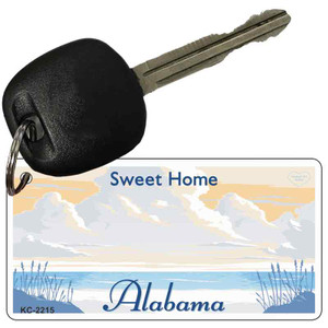 Alabama Blank Wholesale Aluminum Key Chain