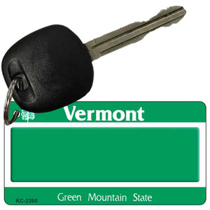 Vermont Blank Wholesale Aluminum Key Chain