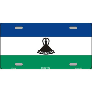 Lesotho Flag Wholesale Metal Novelty License Plate
