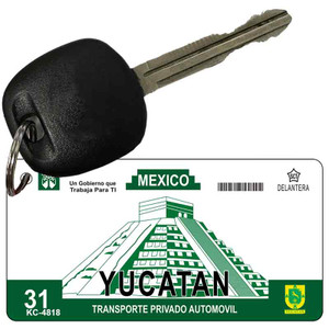 Yucatan Blank Wholesale Aluminum Key Chain