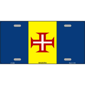 Madeira Flag Wholesale Metal Novelty License Plate