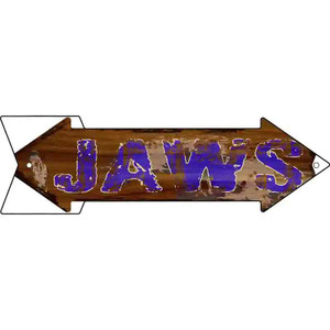 Jaws Hawaiian Wholesale Novelty Metal Arrow Sign
