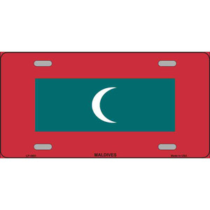 Maldives Flag Wholesale Metal Novelty License Plate