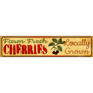 Farm Fresh Cherries Wholesale Novelty Metal Street Sign