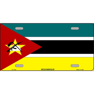 Mozambique Flag Wholesale Metal Novelty License Plate