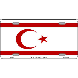 Northern Cyprus Flag Wholesale Metal Novelty License Plate
