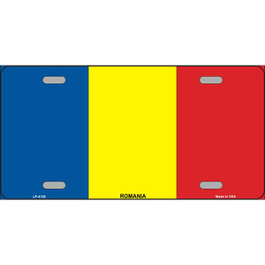 Romania Flag Wholesale Metal Novelty License Plate