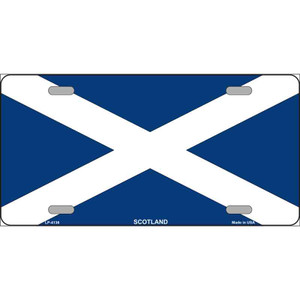 Scotland Flag Wholesale Metal Novelty License Plate