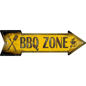 BBQ Zone Wholesale Novelty Metal Arrow Sign