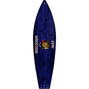 Wisconsin State Flag Wholesale Novelty Surfboard