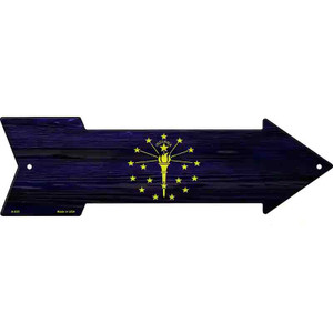 Indiana State Flag Wholesale Novelty Arrow Sign