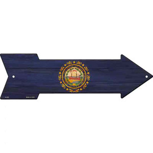 New Hampshire State Flag Wholesale Novelty Arrow Sign