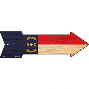 North Carolina State Flag Wholesale Novelty Arrow Sign