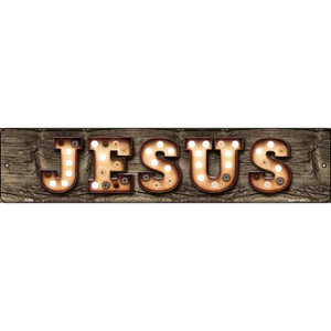 Jesus Bulb Lettering Wholesale Novelty Metal Street Sign