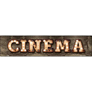 Cinema Bulb Lettering Wholesale Novelty Metal Street Sign