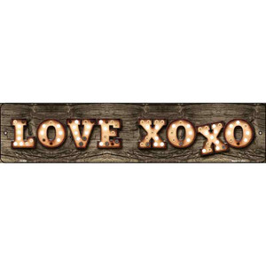 Love XOXO Bulb Lettering Wholesale Novelty Metal Street Sign