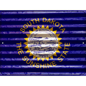 South Dakota Flag Wholesale Novelty Parking Sign